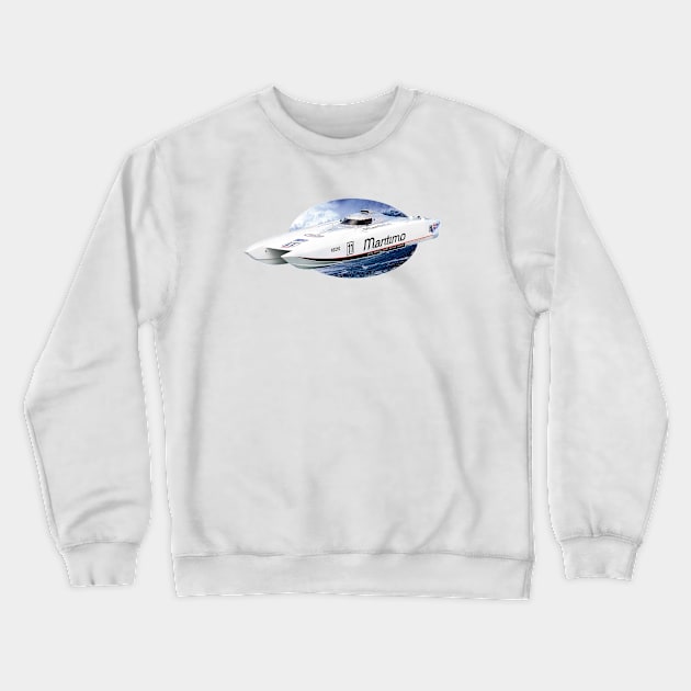 OFFSHORE BOAT RACING Crewneck Sweatshirt by Cult Classics